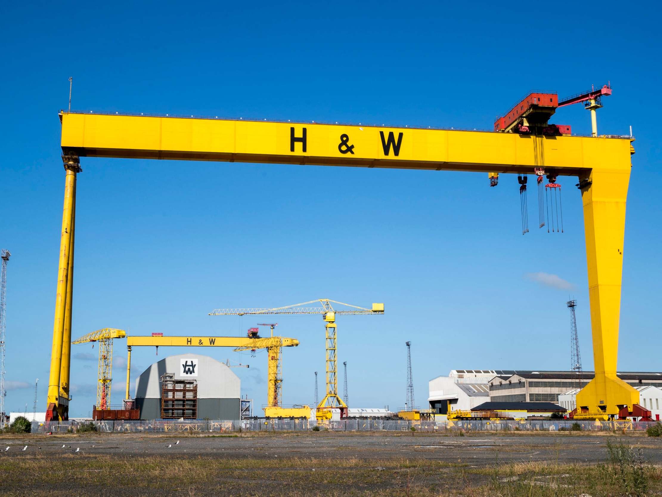 The shipyard's yellow cranes have been a staple feature of Belfast's skyline for a generation
