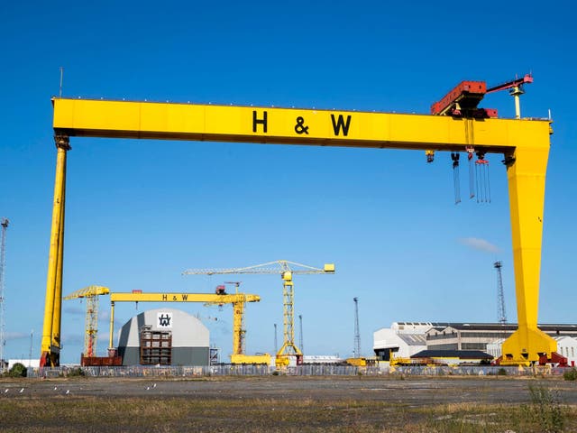 The shipyard's yellow cranes have been a staple feature of Belfast's skyline for a generation