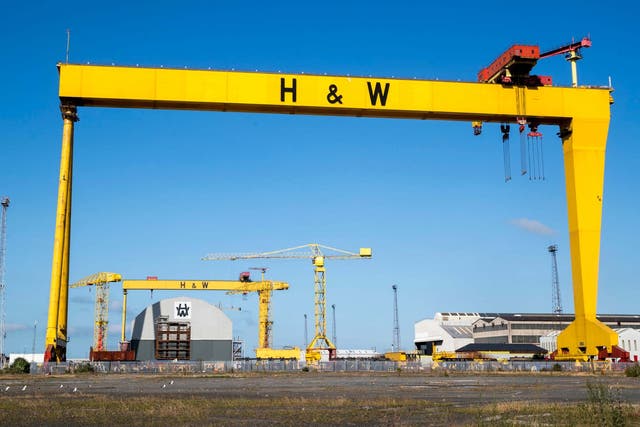 The shipyard's yellow cranes have been a staple feature of Belfast's skyline for a generation