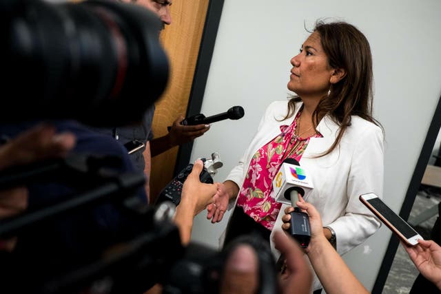 Congresswoman Veronica Escobar has been an outspoken critic of the president and his policies