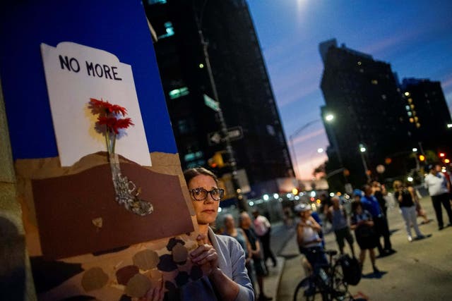 The upset turned to anger at lacking gun control legislation as many gathered at vigils to remember those whose lives were lost in two mass shootings in 24 hours