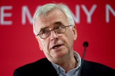 McDonnell says Labour wouldn’t block second Scottish referendum