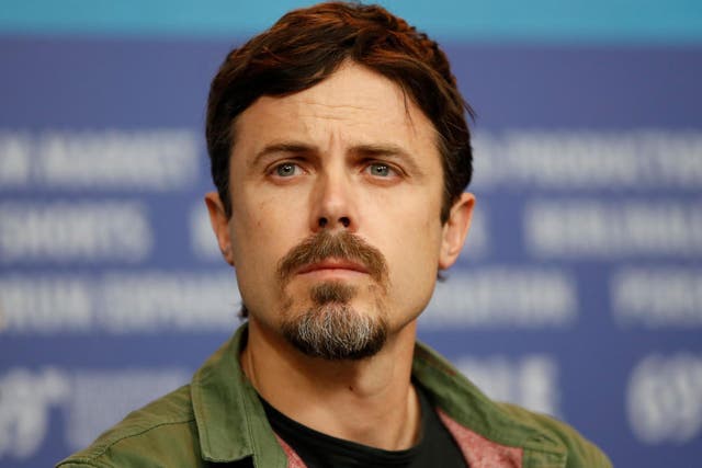 Casey Affleck addresses a press conference for the film 'Light of My Life' on 8 February, 2019 in Berlin.