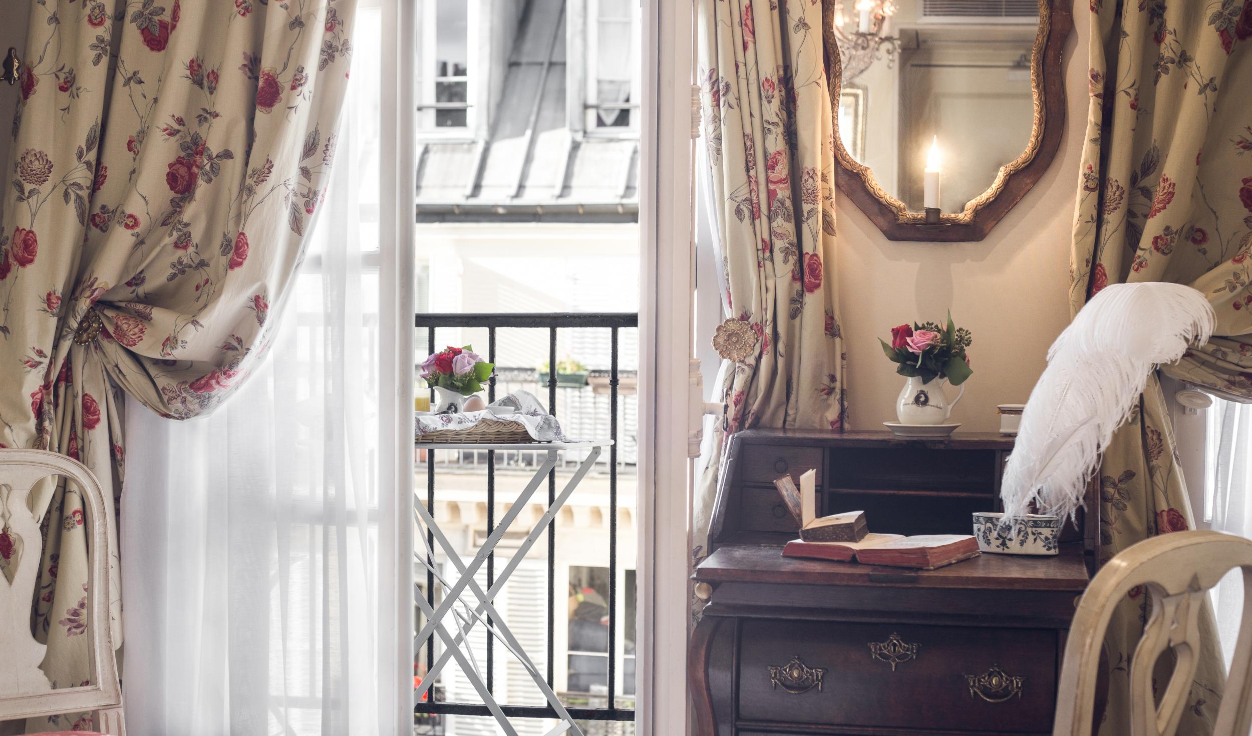 The hotel is named after the 18th-century playwright, Beaumarchais