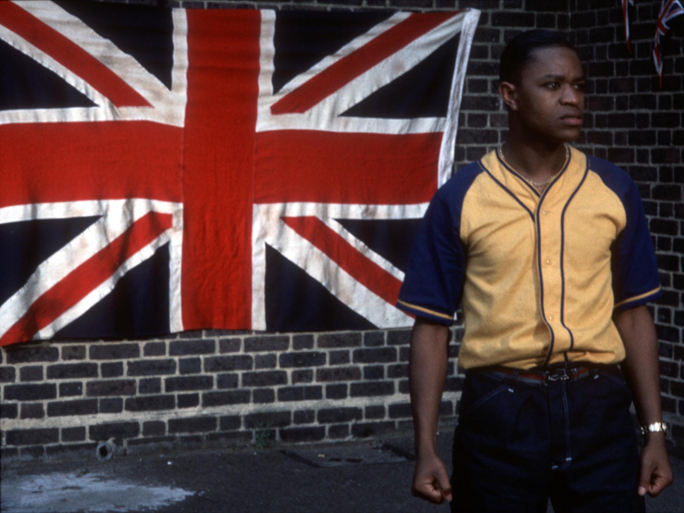 Mo Sesay as Caz in Isaac Julien’s 1991 coming-of-age film, ‘Young Soul Rebels’