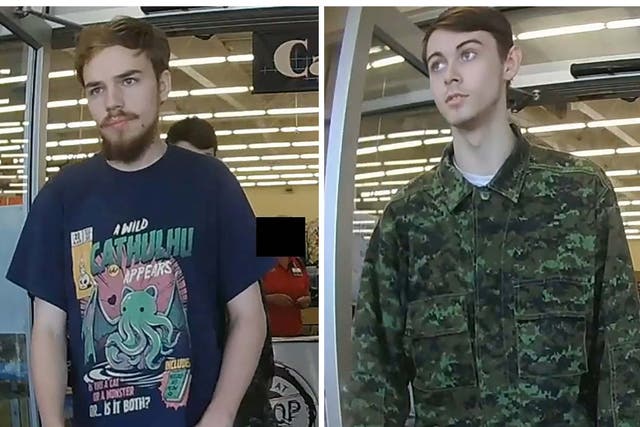Kam McLeod, 19 (left), and Bryer Schmegelsky, 18, (right) had been charged with killing a university lecturer and a couple