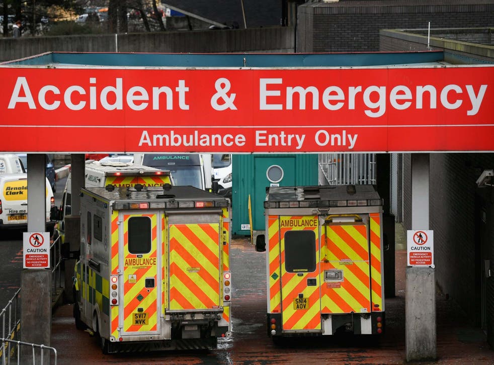 The Royal College of Nursing said A&E departments were under 'intolerable pressure'