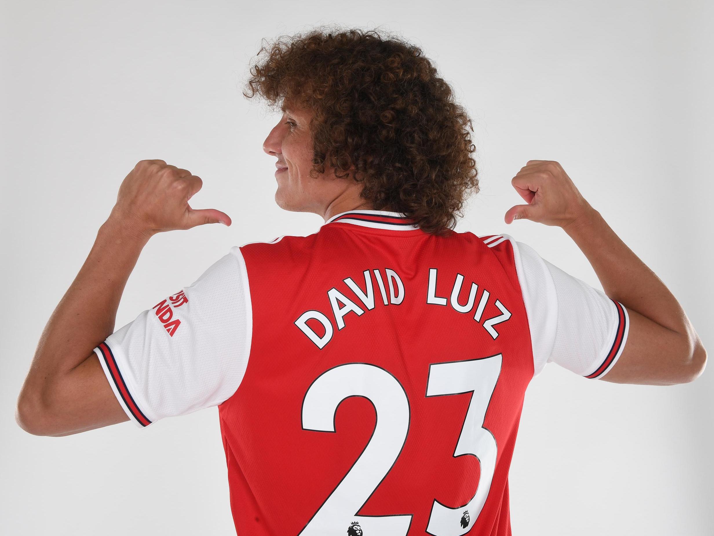 Luiz will wear the No 23 shirt at Arsenal