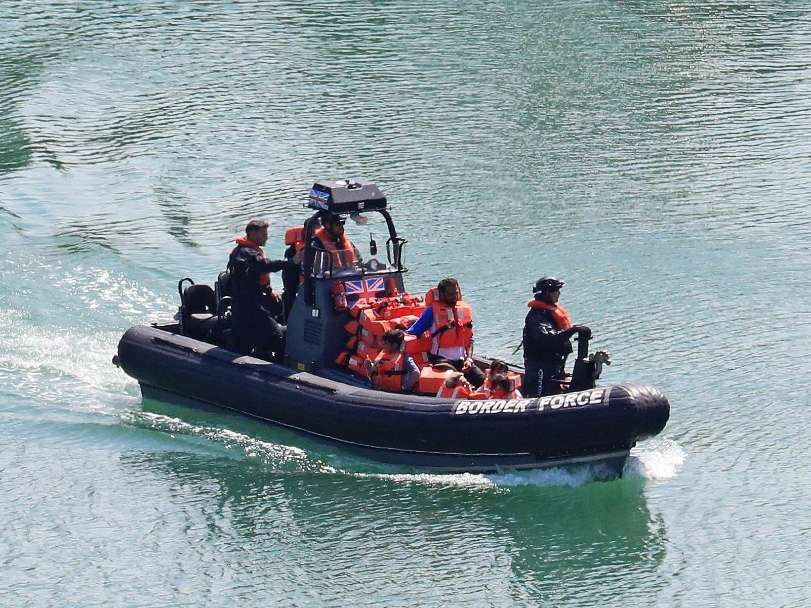 A Border Force boat arrives in Dover, Kent [file photo]
