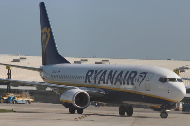 On time: Ryanair's operations from Southend and elsewhere are departing normally
