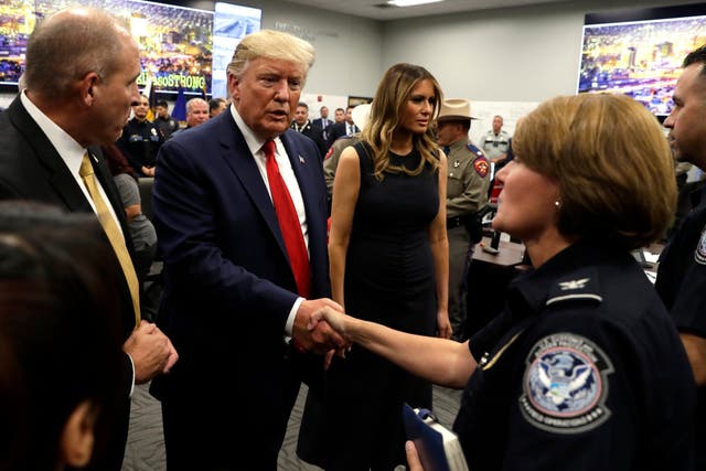 Donald Trump brags about crowd sizes during El Paso 'healing' visit