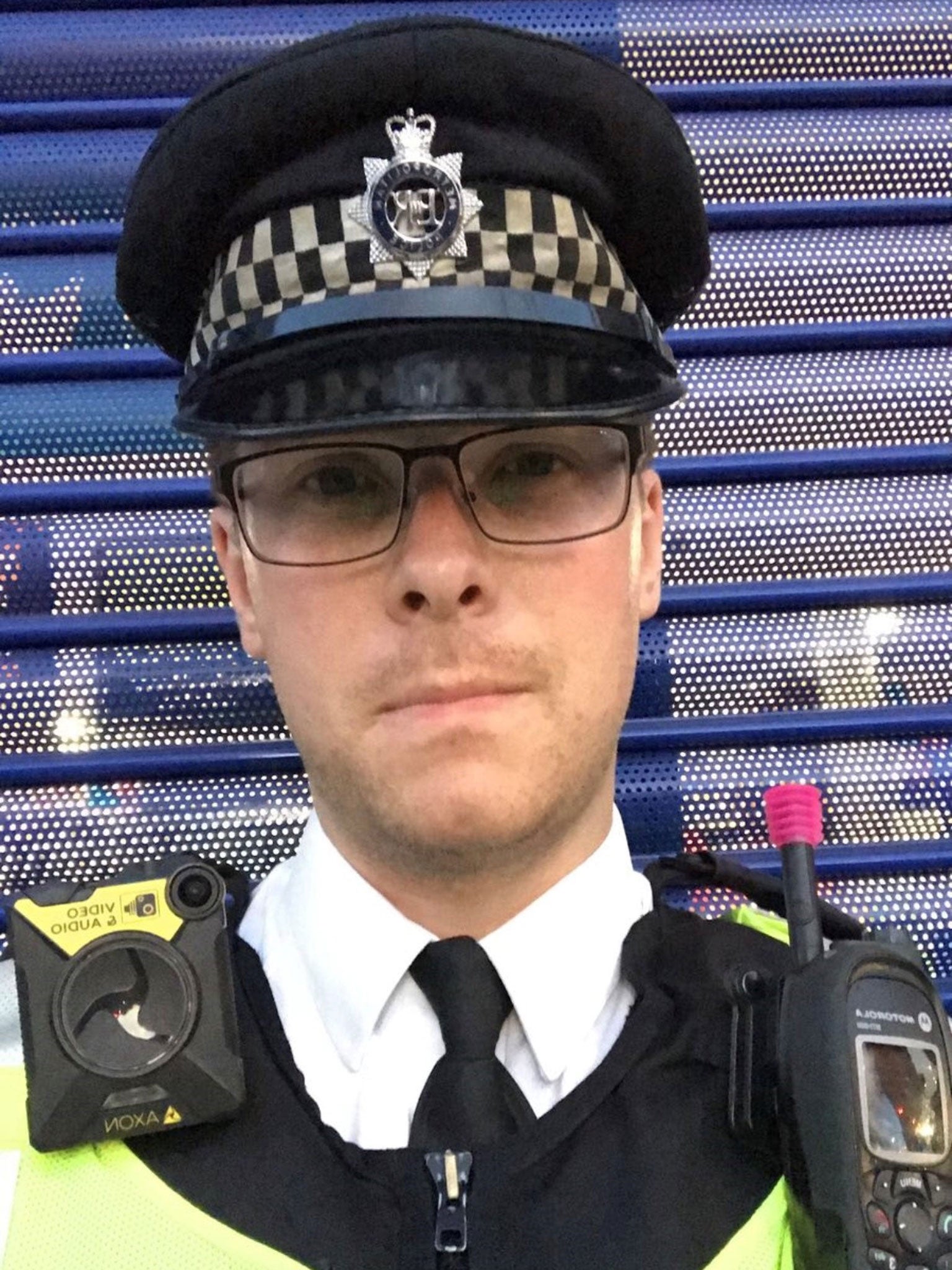 PC Stuart Outten, 28, was attacked in the early hours of 8 August