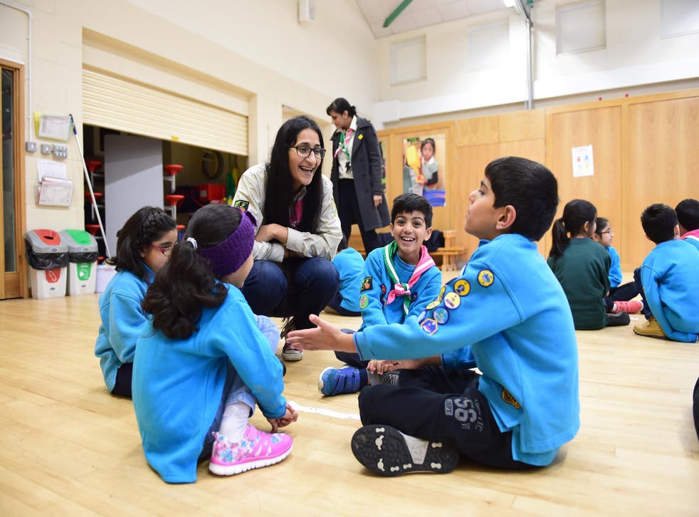 Nisbah Hussain and 1 Voice Blackburn Scouts members