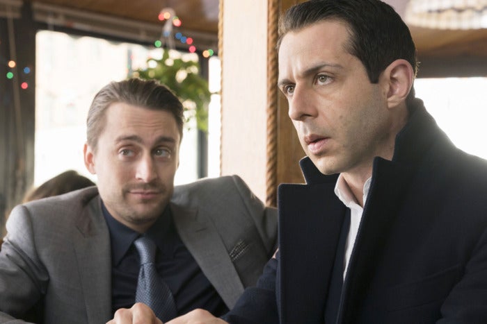 Kieran Culkin (left) and Jeremy Strong in ‘Succession’