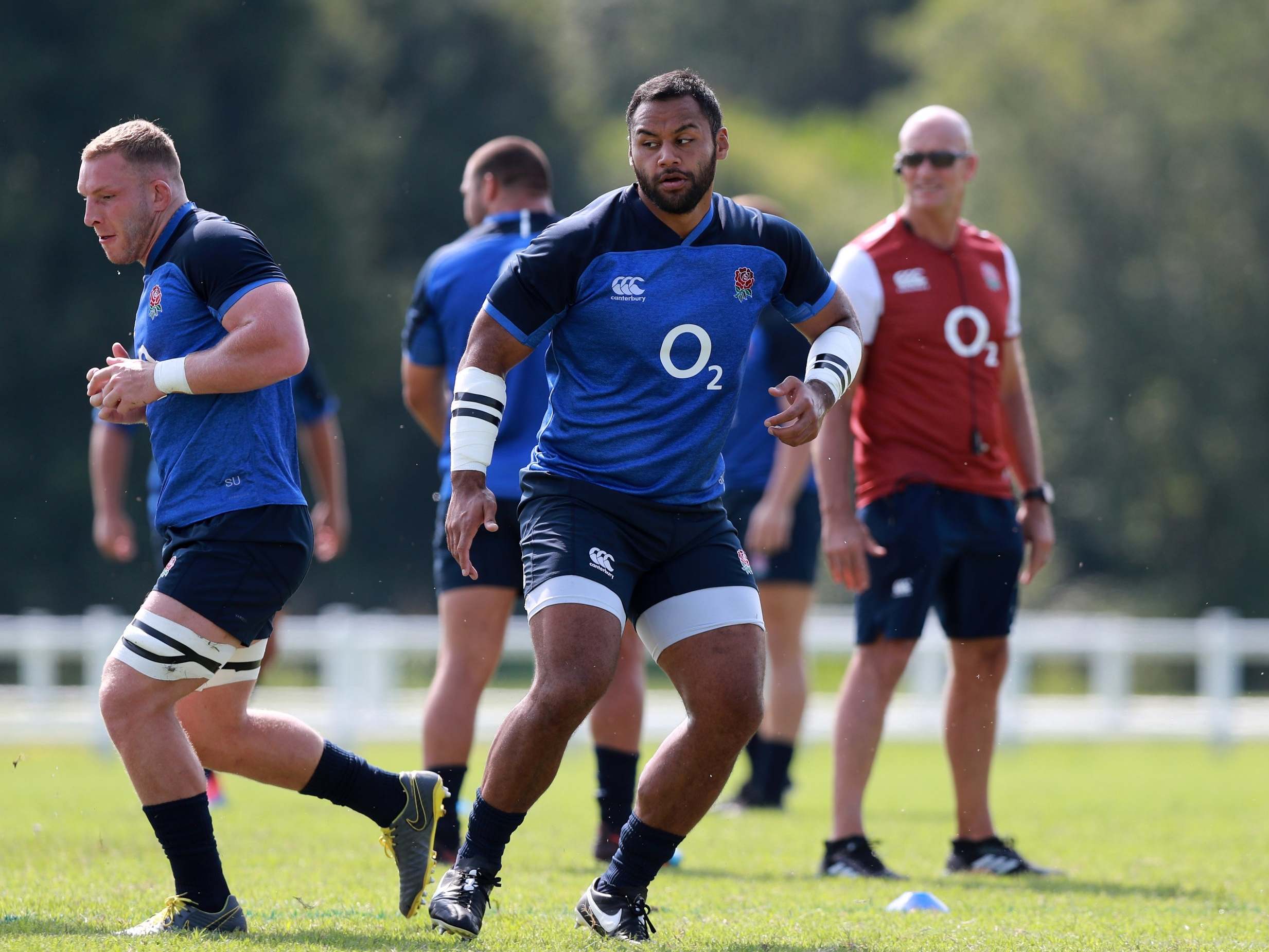 Billy Vunipola starts alongside Curry and Underhill in the back-row