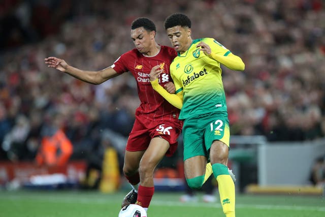 Jamal Lewis, right, is in Liverpool's sights as a new left-back
