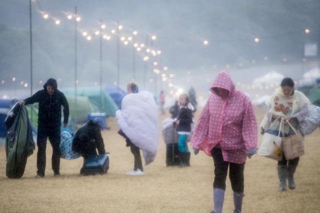 Events across the UK have been cancelled in the face of severe weather warnings