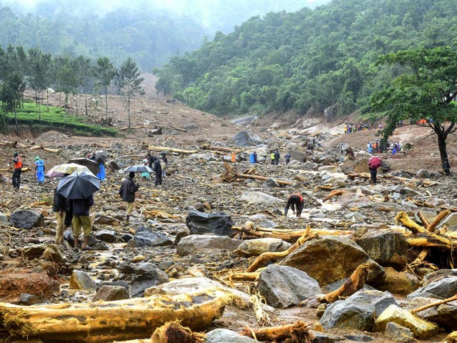 Seasonal monsoon rains in India have displaced thousands as rainfall brings landslides and floods to villages and cities