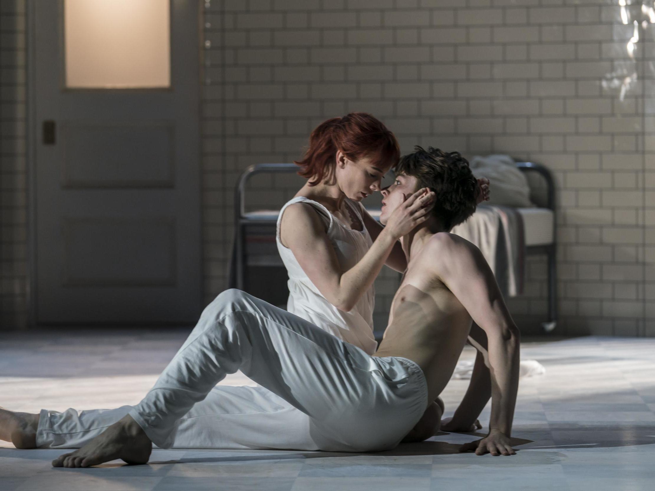 Cordelia Braithwaite and Paris Fitzpatrick in Matthew Bourne’s production of ‘Romeo and Juliet’
