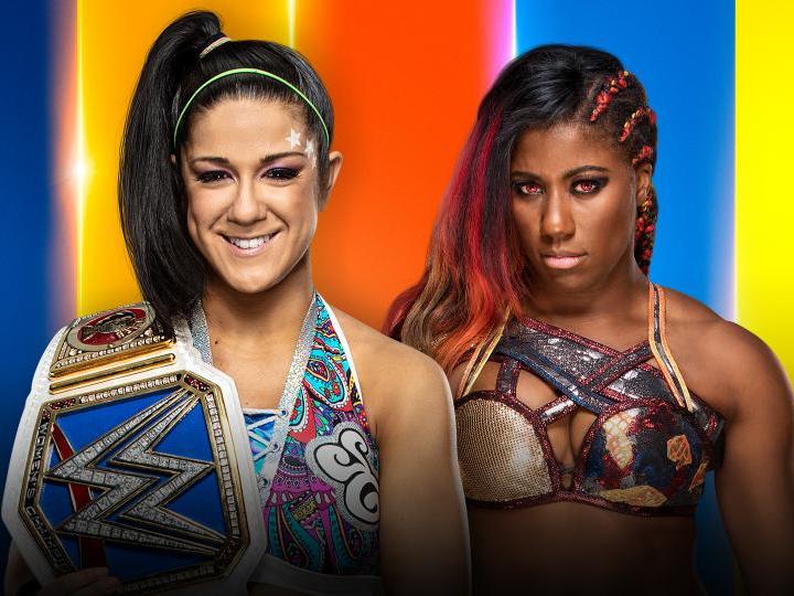Bayley and Ember Moon collide at Summerslam