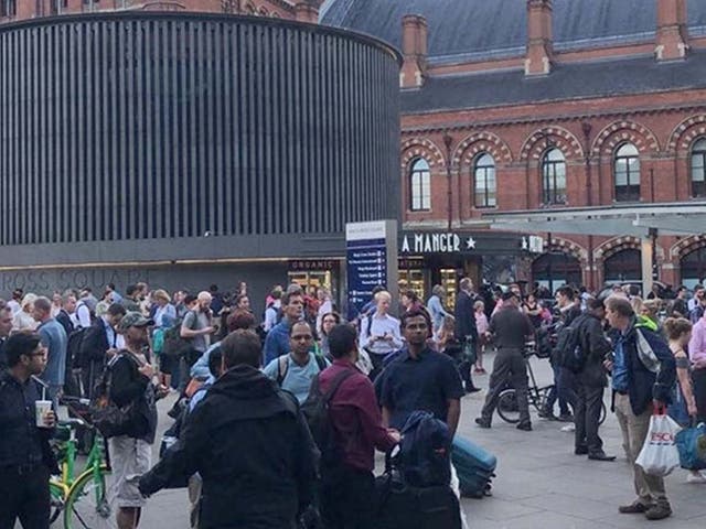 Passengers outside King's Cross Station evacuated in power cut set to be investigated by government