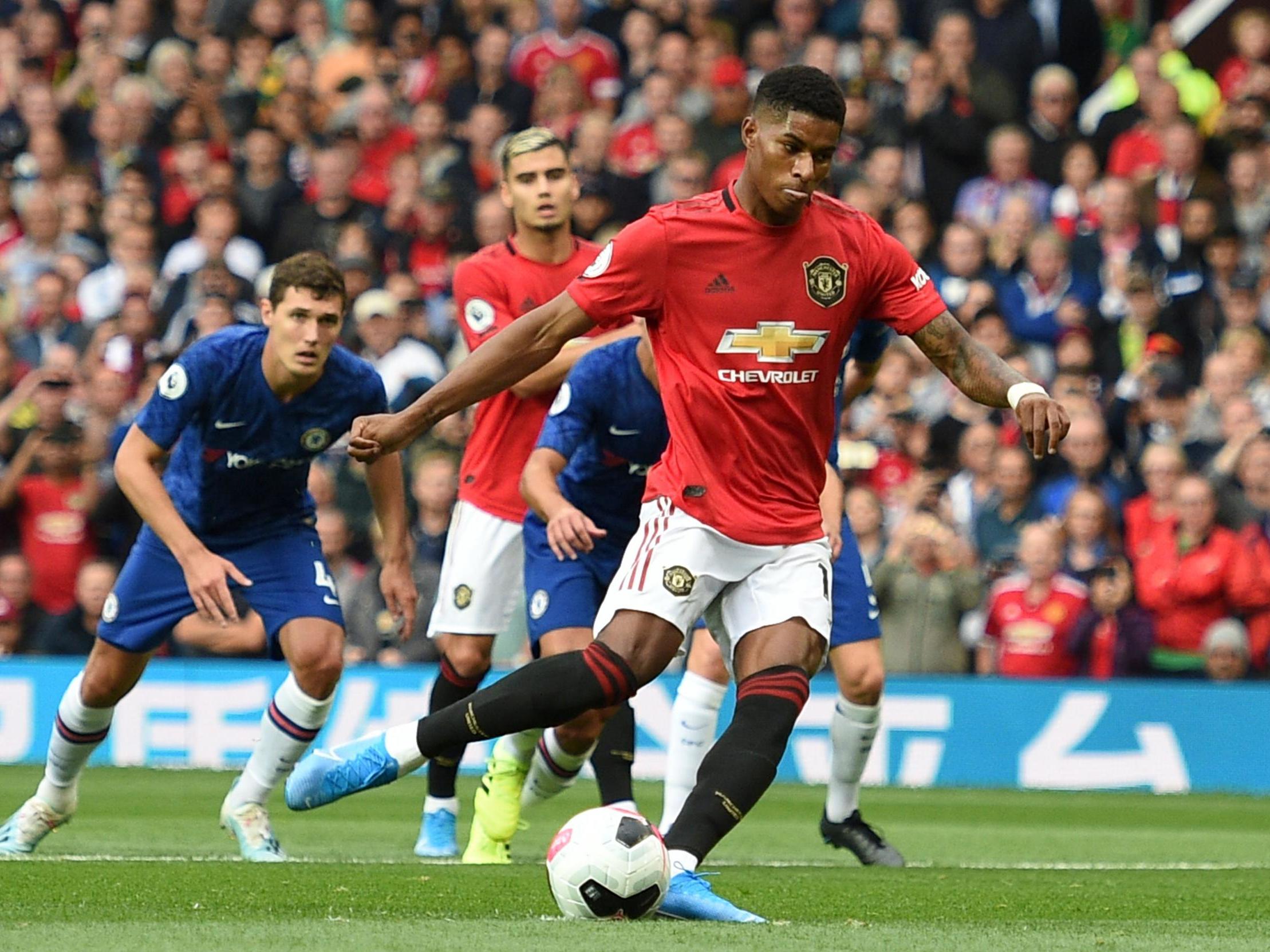 Rashford opened the scoring from the spot