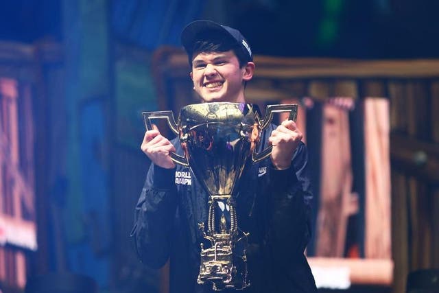 Kyle 'Bugha' Giersdorf won the Fortnite World Cup solo final at Arthur Ashe Stadium on 28 July, 2019 in New York City.