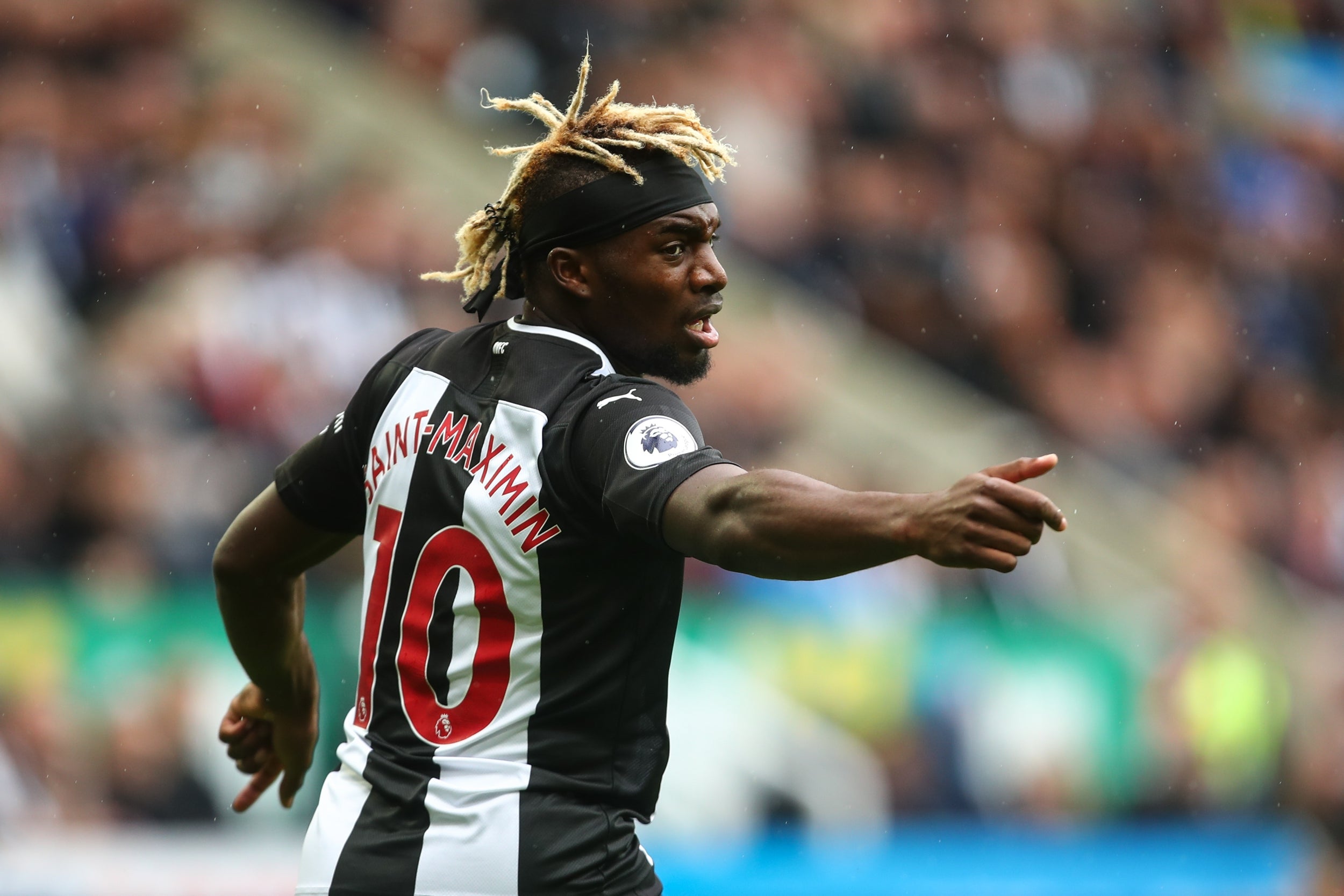 Allan Saint-Maximin showed promise that can alleviate the pain surrounding St James Park (Getty)