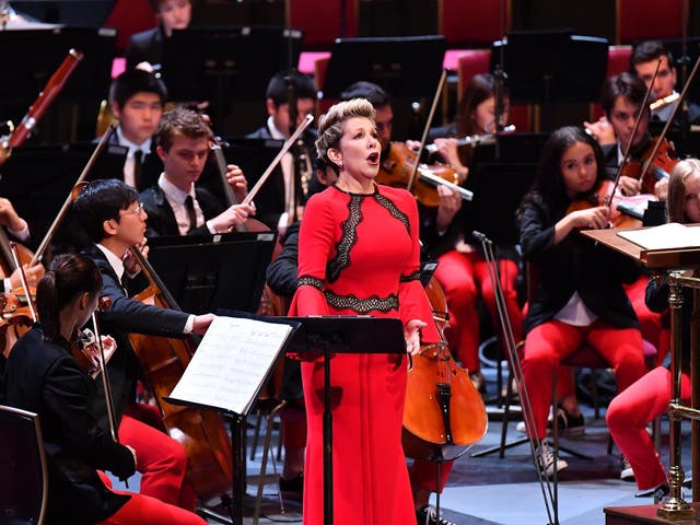 The National Youth Orchestra of the USA are joined by brass players of the National Youth Orchestra of Great Britain and mezzo-soprano Joyce DiDonato