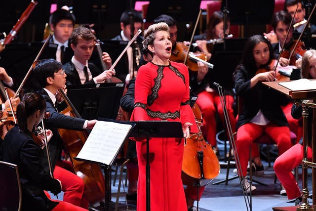 The National Youth Orchestra of the USA are joined by brass players of the National Youth Orchestra of Great Britain and mezzo-soprano Joyce DiDonato