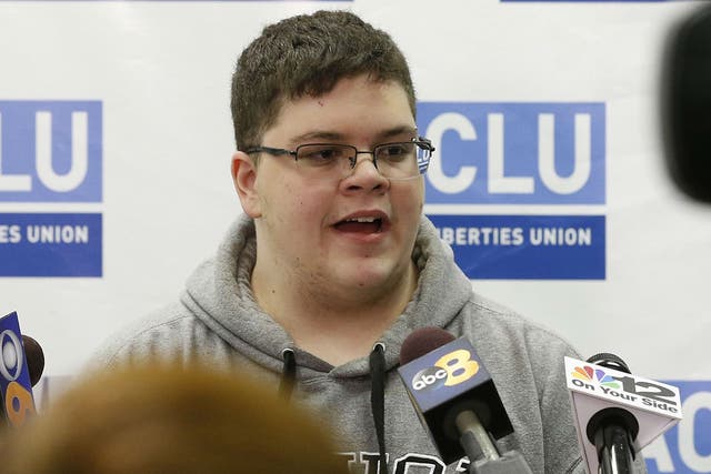<p>Gavin Grimm, 22, won his lawsuit against the Gloucester County School Board </p>