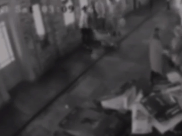 Watch: Man thrown across street by bouncer