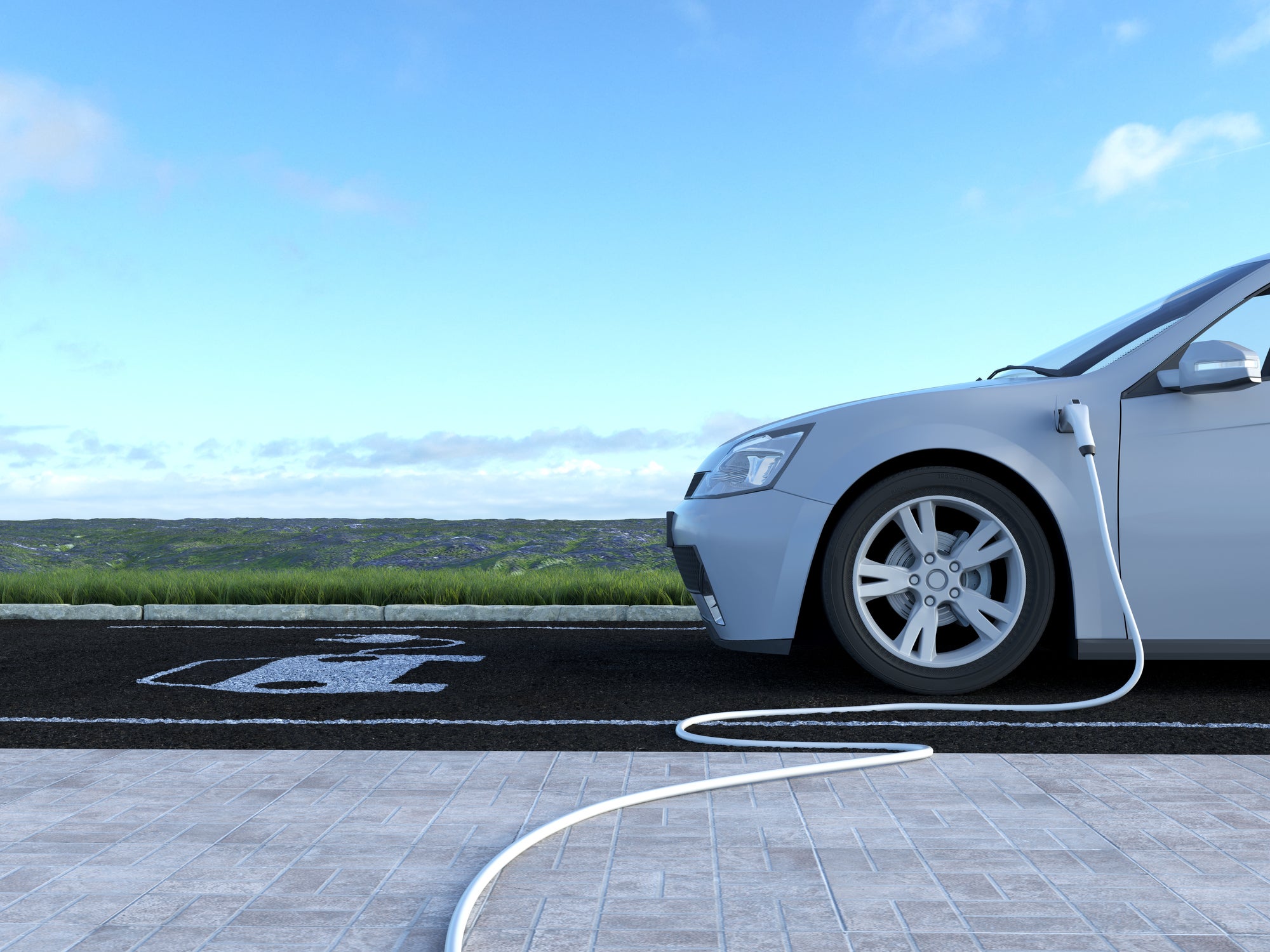 Electric Car Charging (istock)
