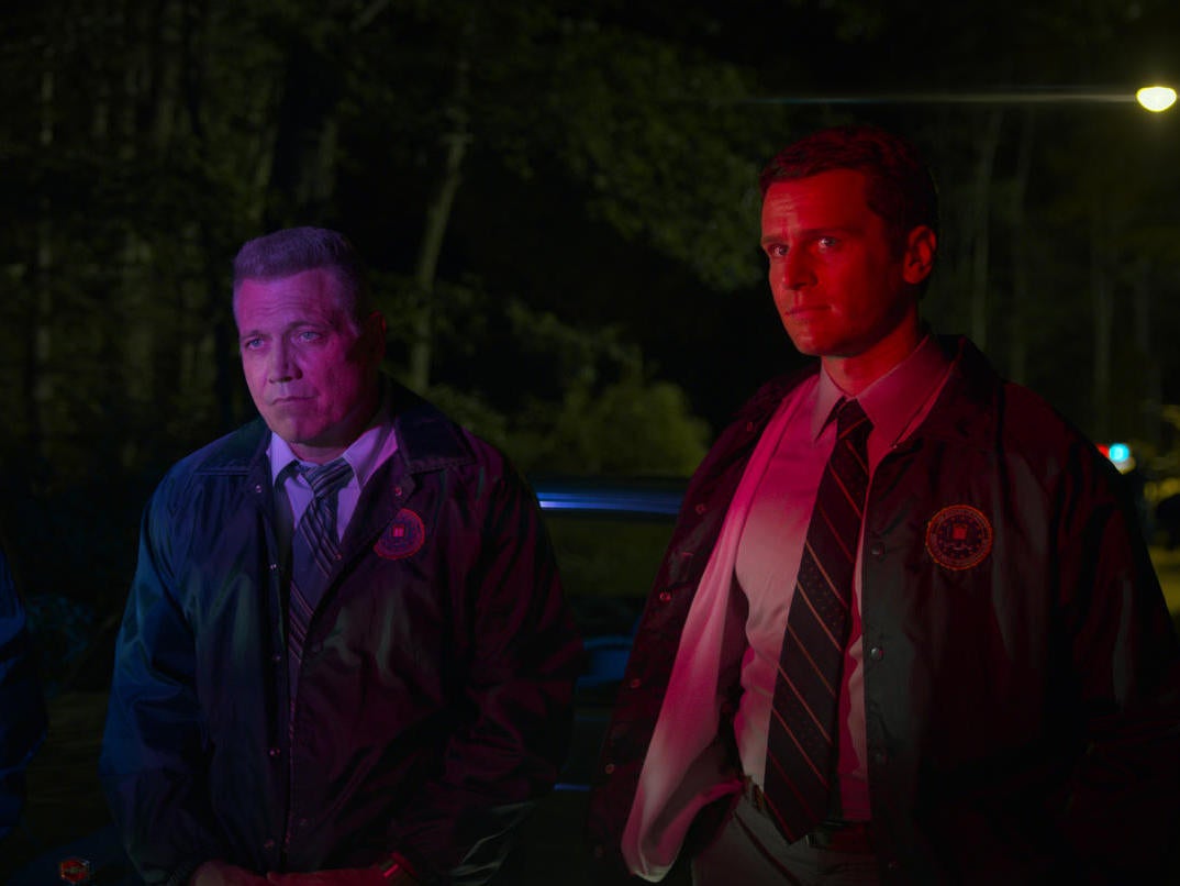 Holt McCallany (left) and Jonathan Groff in the new season of ‘Mindhunter’ (Netflix)