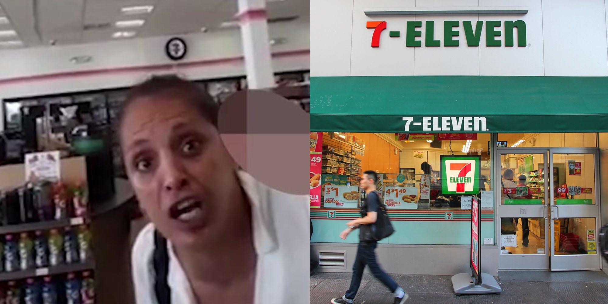 Woman goes on racist expletive-ridden rant at two Hispanic 7-Eleven ...