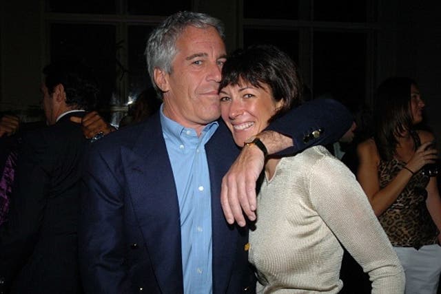 Jeffrey Epstein and Ghislaine Maxwell at a New York function in 2005