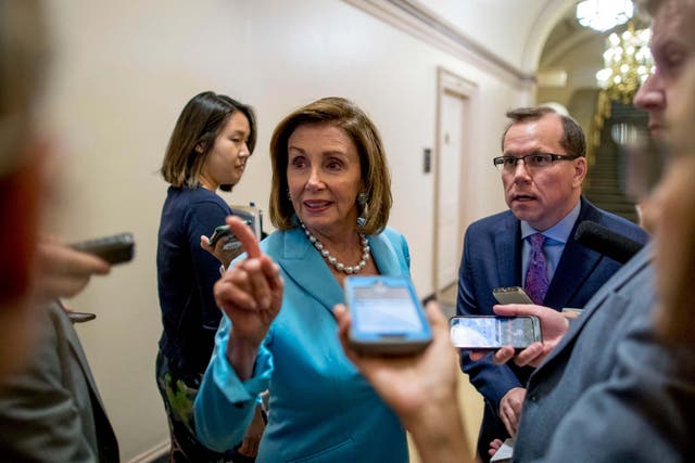 House Speaker Nancy Pelosi has criticised the Senate for blocking bills passed by her chambe