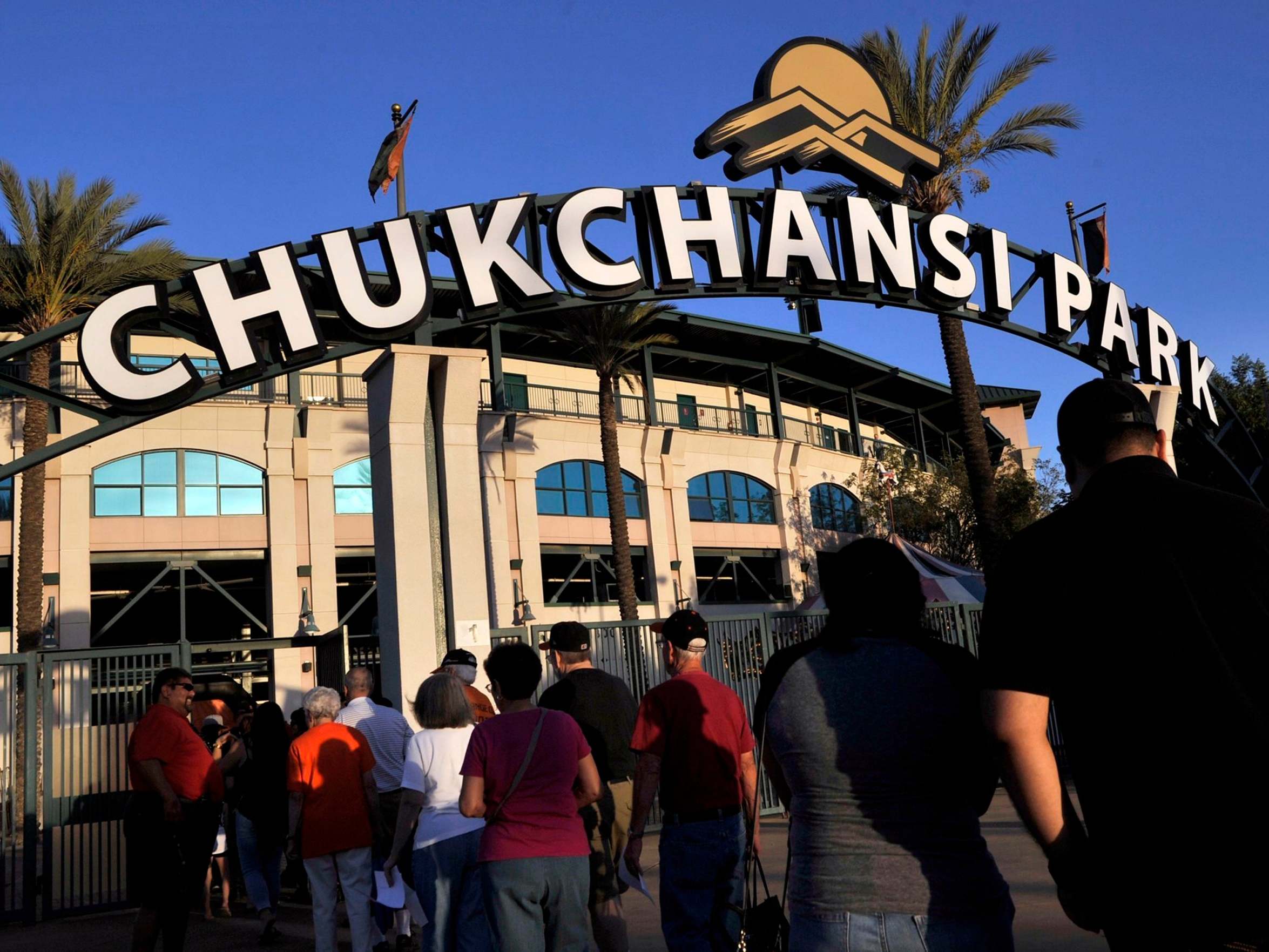 The amateur taco-eating competition was held at Chukchansi Park stadium in Fresno, California