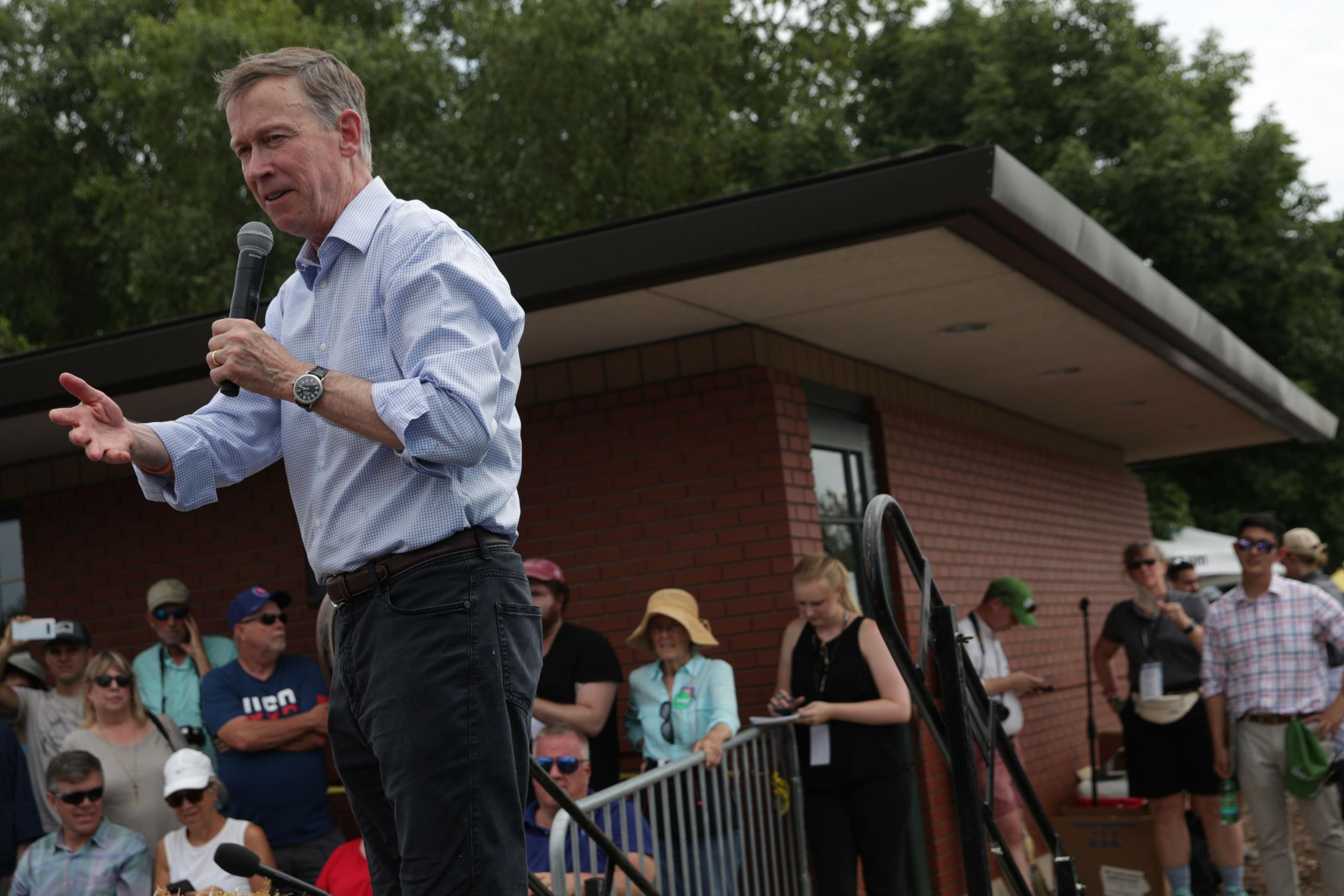 Former Colorado governor failed to make traction in a crowded field