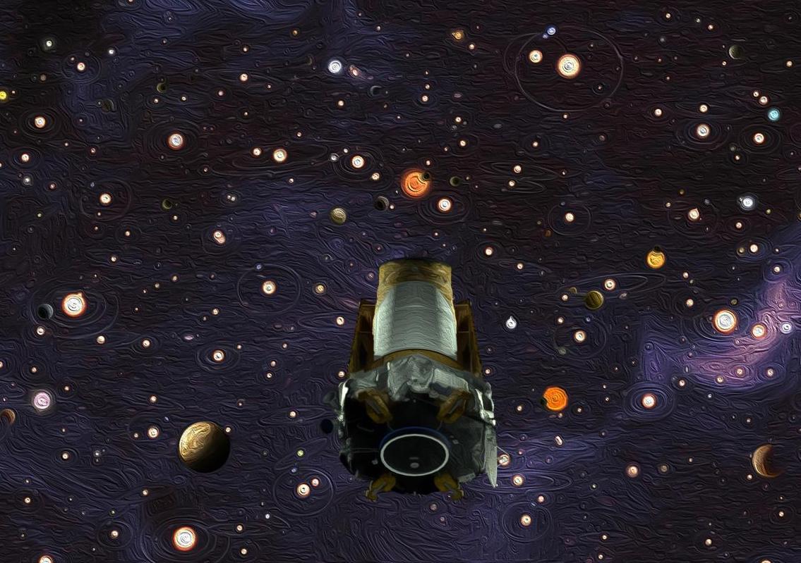 Artist's impression of NASA's Kepler space telescope