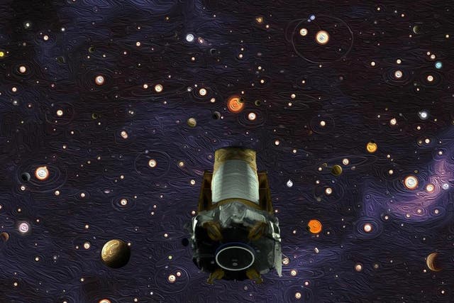 Artist's impression of NASA's Kepler space telescope