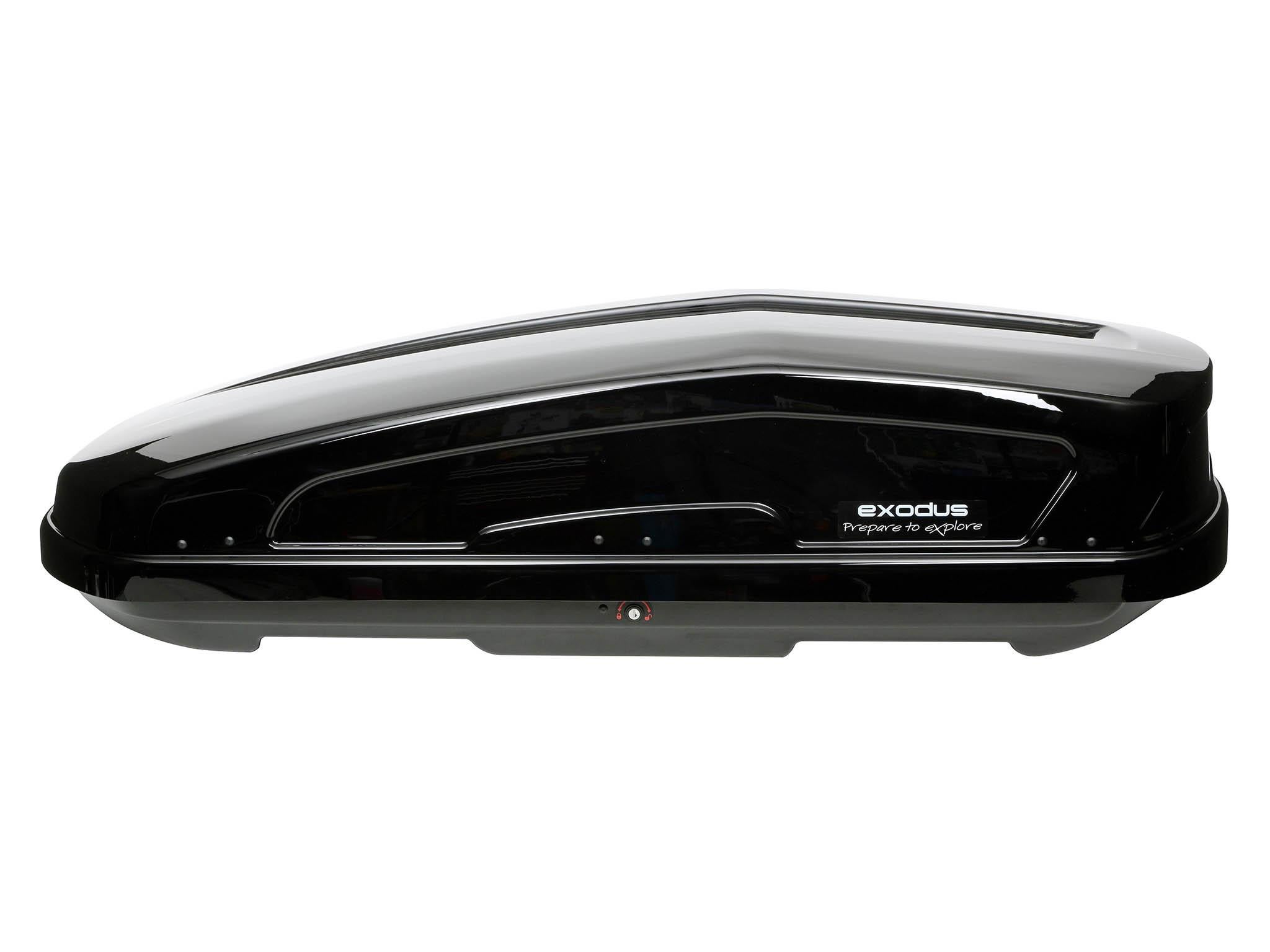 Travel Single 460 Litre Roof Top Cargo Box Black