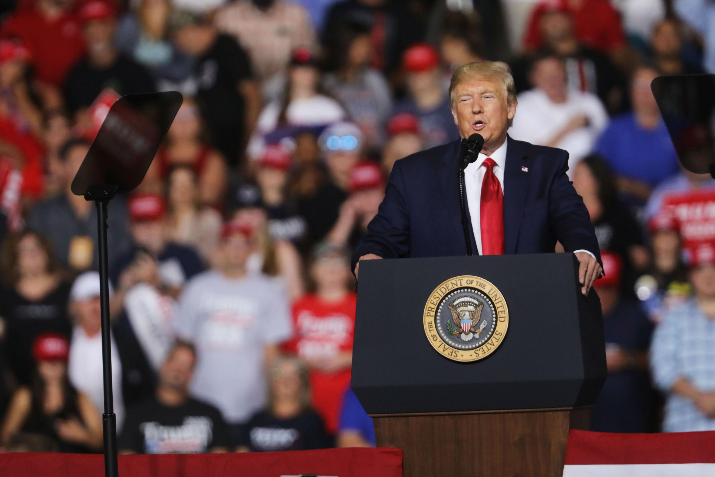 Mr Trump doubled down on his claim the US was winning a trade war with China