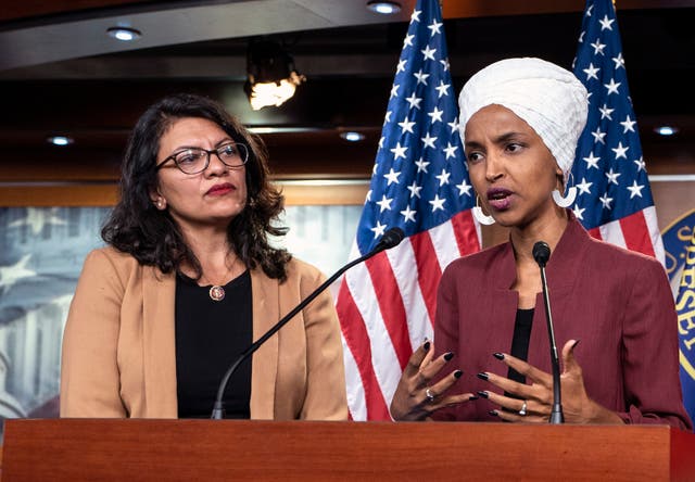 Democratic Congresswomen Rashida Tlaib and Ilhan Omar were threatened in a campaign email from Florida Republican George Buck.