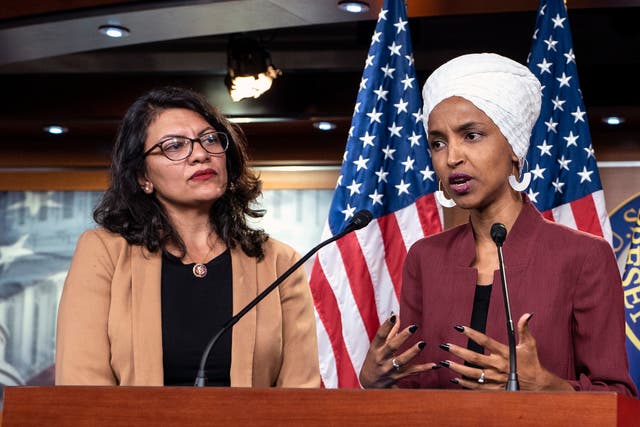Democratic Congresswomen Rashida Tlaib and Ilhan Omar were threatened in a campaign email from Florida Republican George Buck.