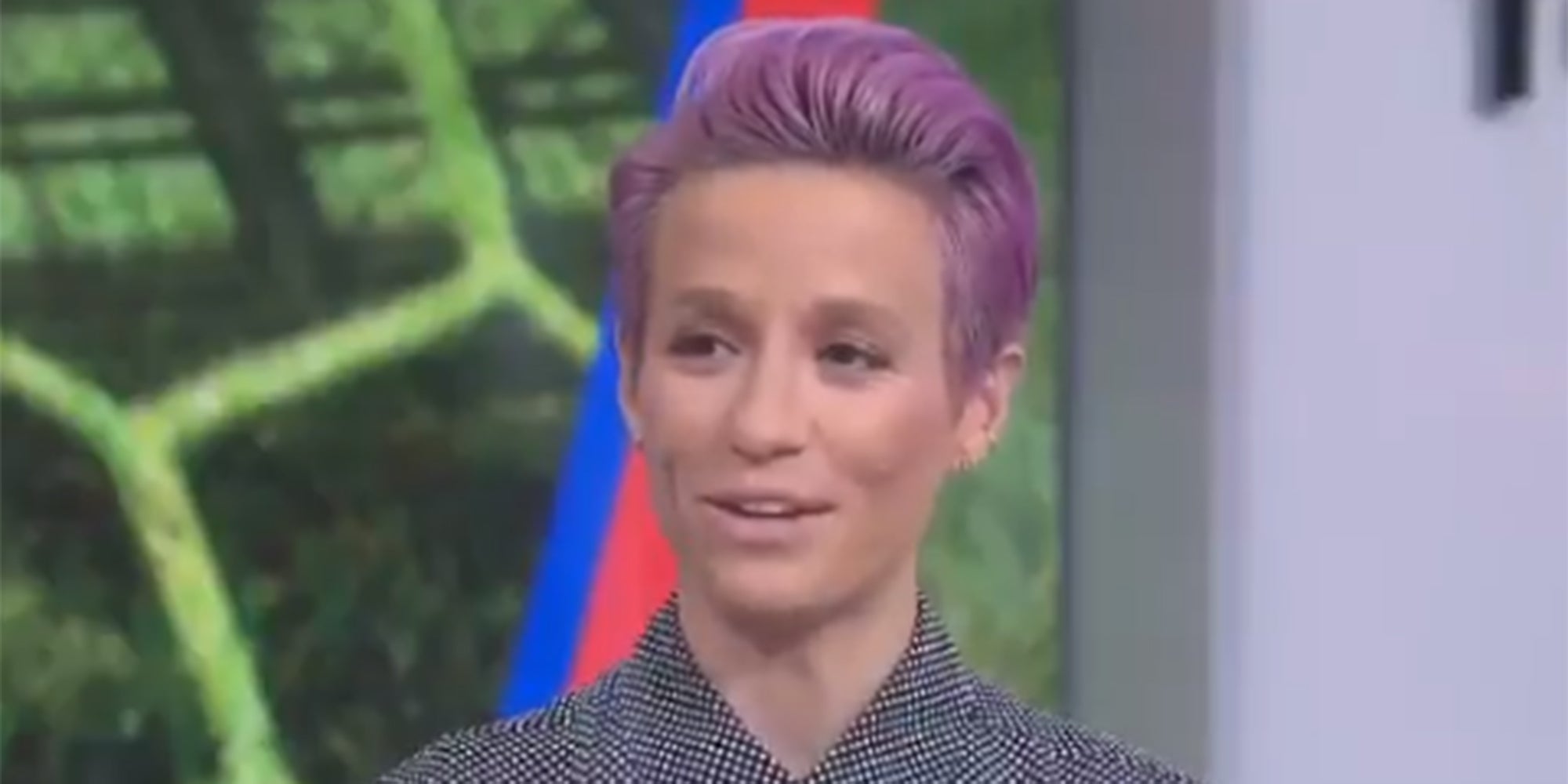 Megan Rapinoe in an emotional interview discussing setbacks in equal pay talks