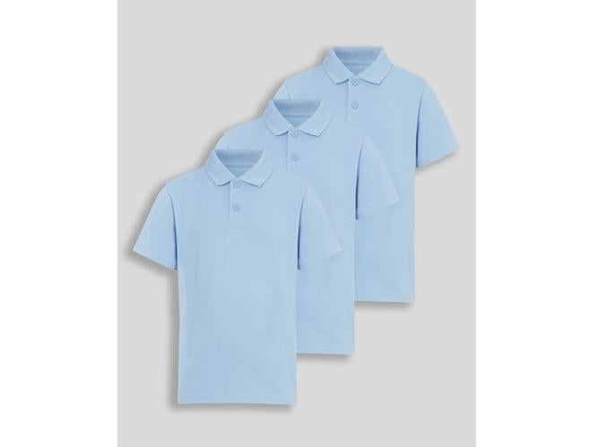john lewis boys 2 long sleeve school blue shirts age 4 non iron