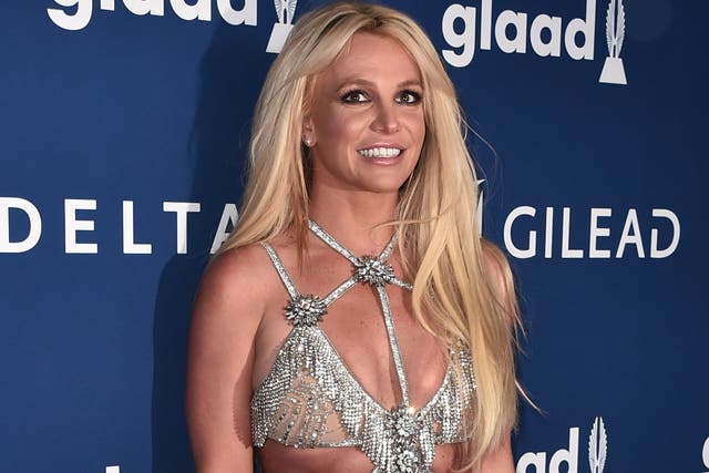 Britney Spears criticised for photo of $6k Louboutin snakeskin heels (Getty)