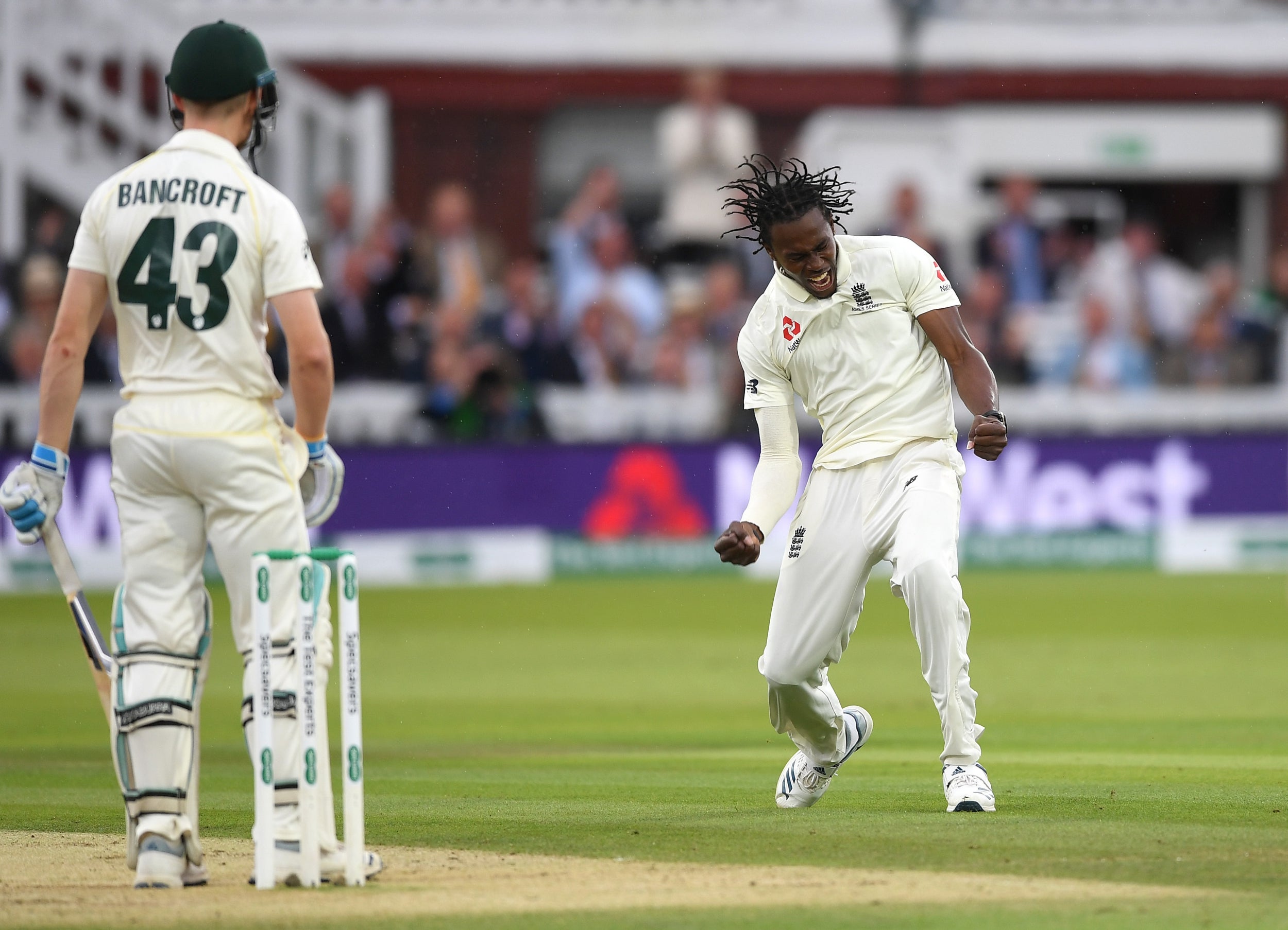 Jofra Archer celebrates (Getty)