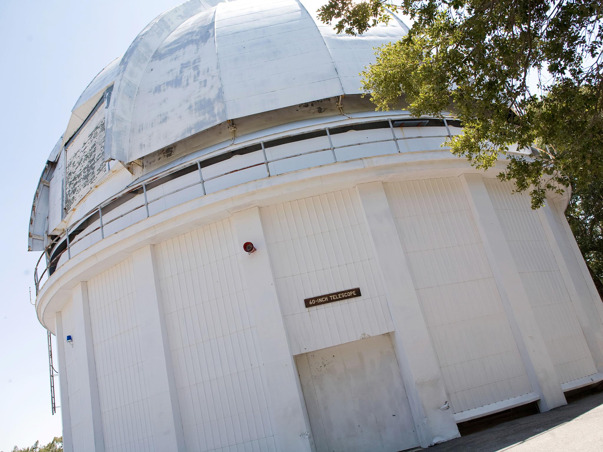 Mount Wilson Observatory in the San Gabriel Mountains, California. Burbidge was initially barred from here but gained access posing as an assistant